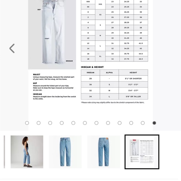 Levi’s Ribcage Straight Ankle Jeans - Picture 5 of 9